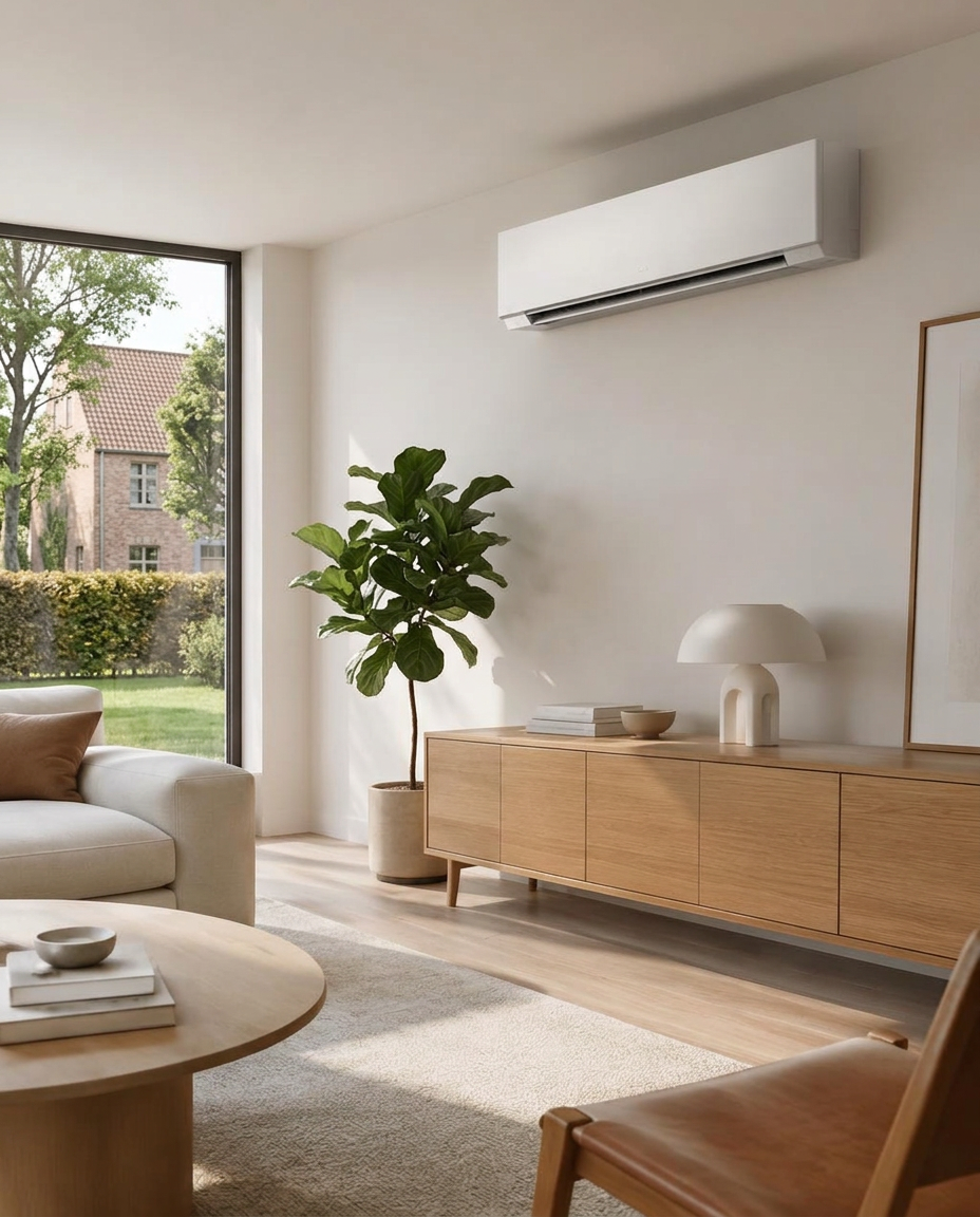 MIDEA All Easy Blue in een hedendaags interieur
