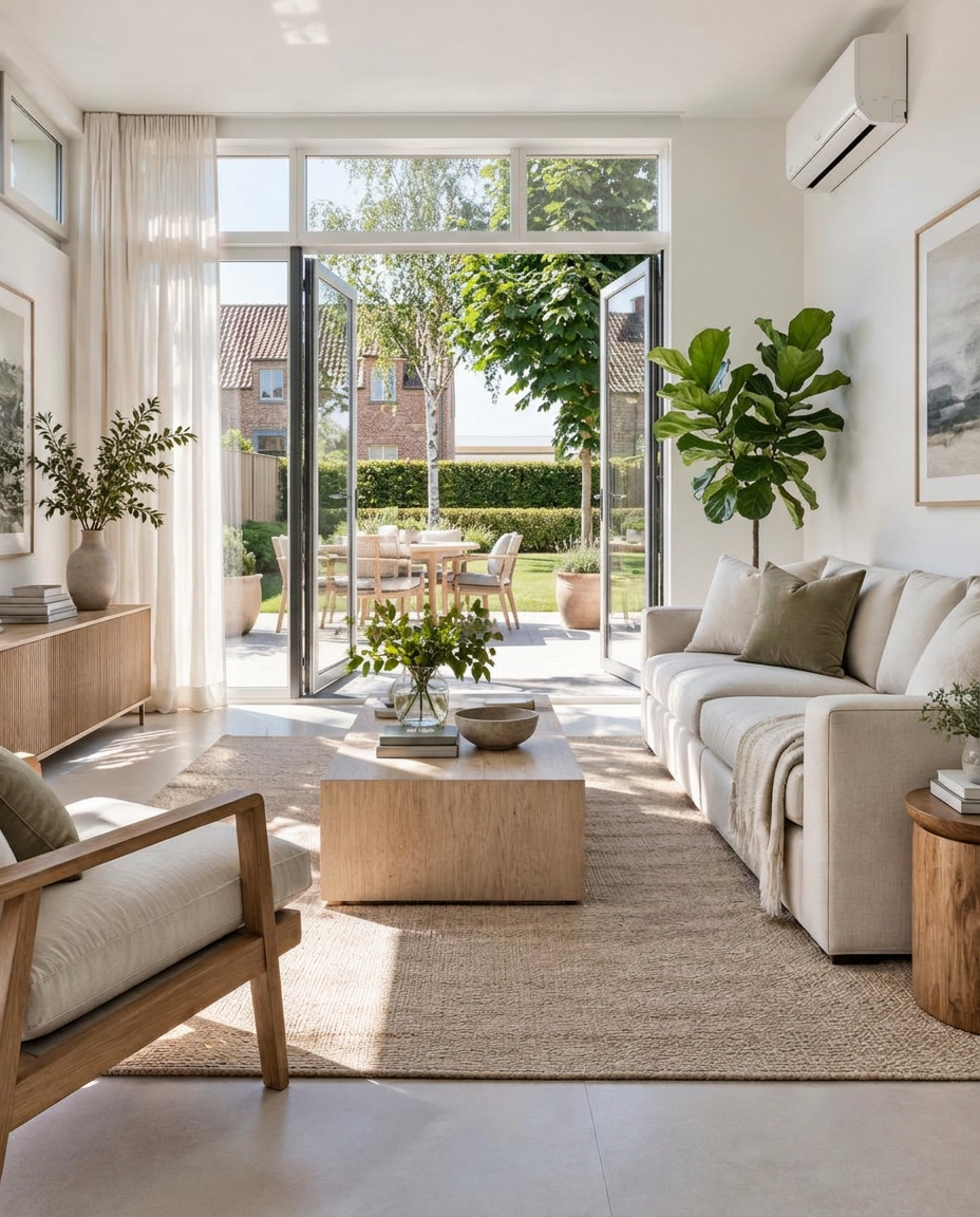 Koelen — interieur in de zomer